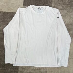 Brady Brand Mens XXL White Perforated Long Sleeve Training Shirt Tom Brady